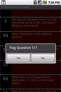 Flag a Question